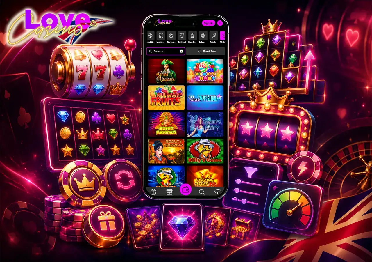 Love Casino UK Slots Live Games Welcome Bonus
